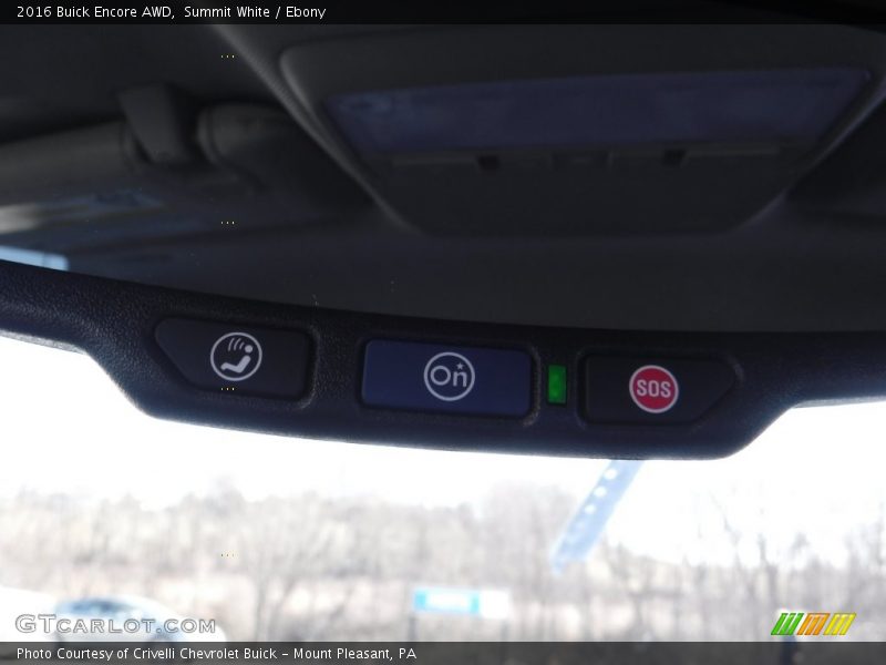 Summit White / Ebony 2016 Buick Encore AWD