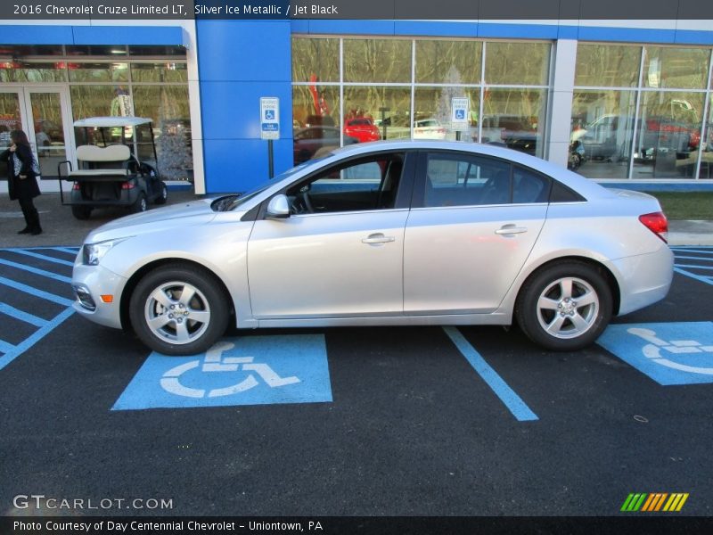 Silver Ice Metallic / Jet Black 2016 Chevrolet Cruze Limited LT