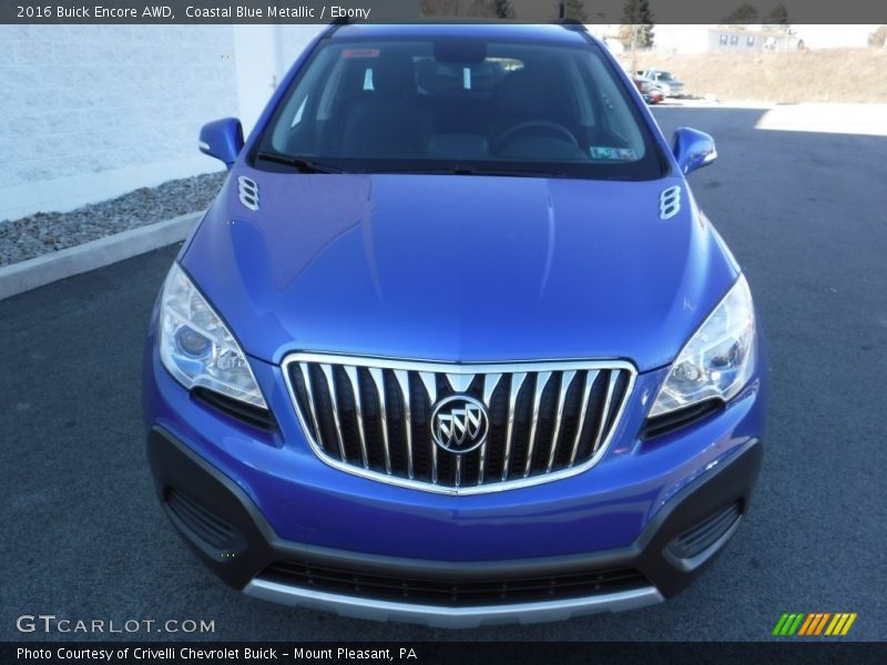 Coastal Blue Metallic / Ebony 2016 Buick Encore AWD