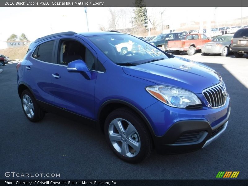 Coastal Blue Metallic / Ebony 2016 Buick Encore AWD
