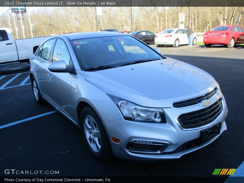 Silver Ice Metallic / Jet Black 2016 Chevrolet Cruze Limited LT