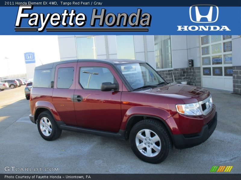 Tango Red Pearl / Gray 2011 Honda Element EX 4WD