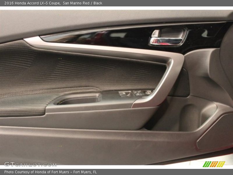 San Marino Red / Black 2016 Honda Accord LX-S Coupe