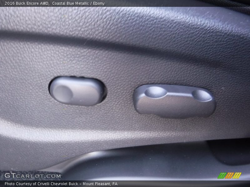 Coastal Blue Metallic / Ebony 2016 Buick Encore AWD