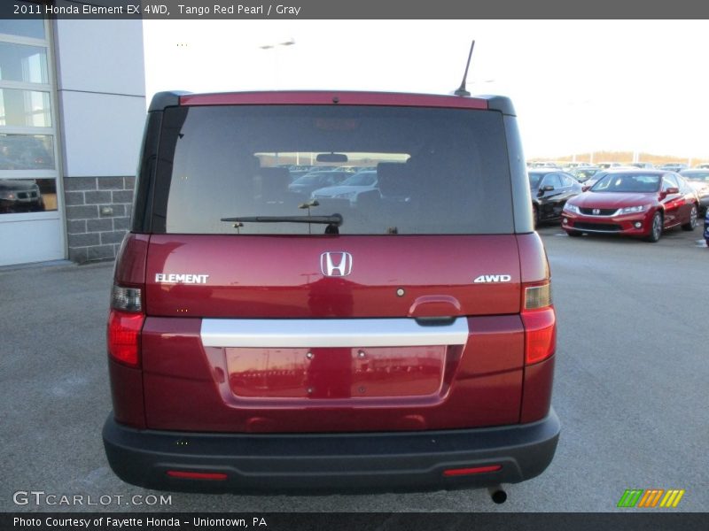 Tango Red Pearl / Gray 2011 Honda Element EX 4WD