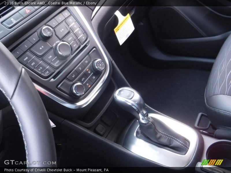 Coastal Blue Metallic / Ebony 2016 Buick Encore AWD