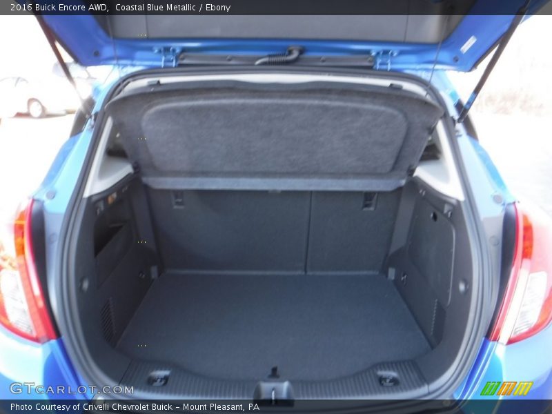 Coastal Blue Metallic / Ebony 2016 Buick Encore AWD