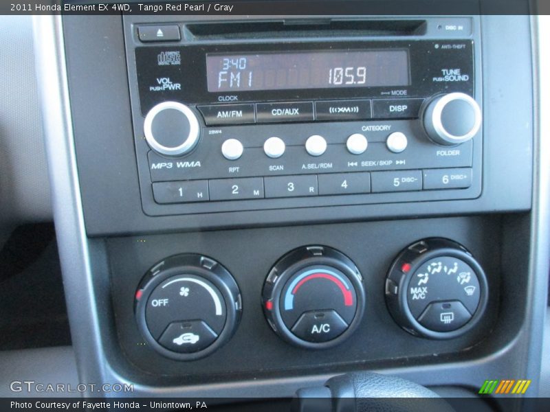 Tango Red Pearl / Gray 2011 Honda Element EX 4WD