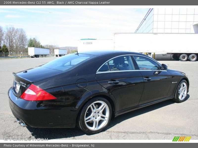 Black / AMG Charcoal Nappa Leather 2006 Mercedes-Benz CLS 55 AMG