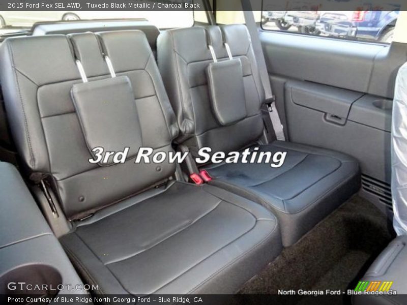 Tuxedo Black Metallic / Charcoal Black 2015 Ford Flex SEL AWD
