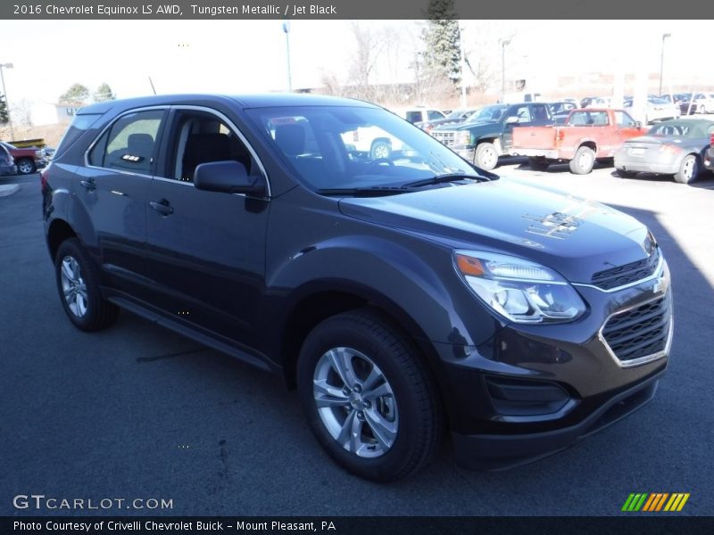 Tungsten Metallic / Jet Black 2016 Chevrolet Equinox LS AWD