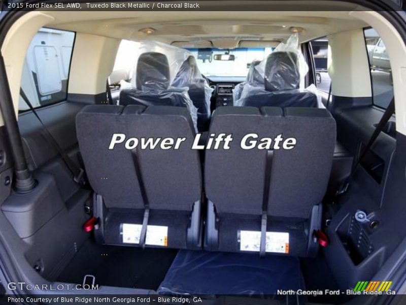 Tuxedo Black Metallic / Charcoal Black 2015 Ford Flex SEL AWD
