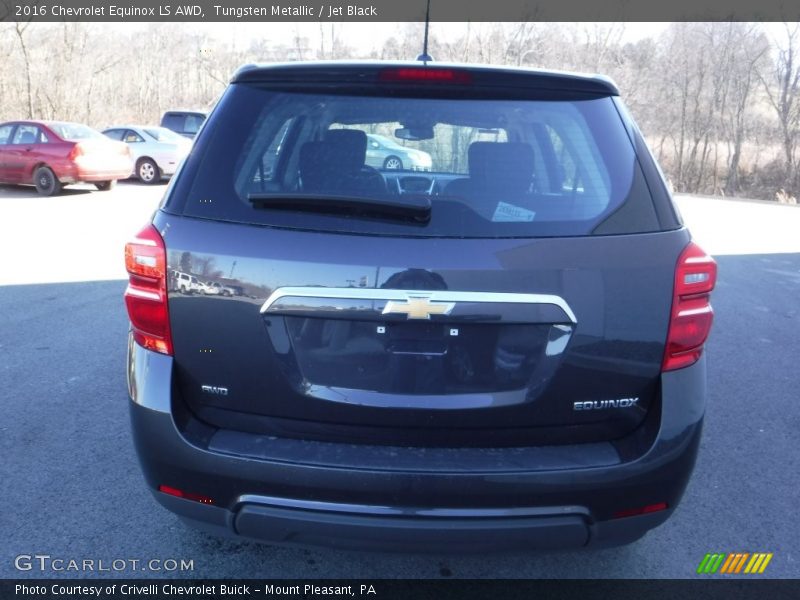 Tungsten Metallic / Jet Black 2016 Chevrolet Equinox LS AWD
