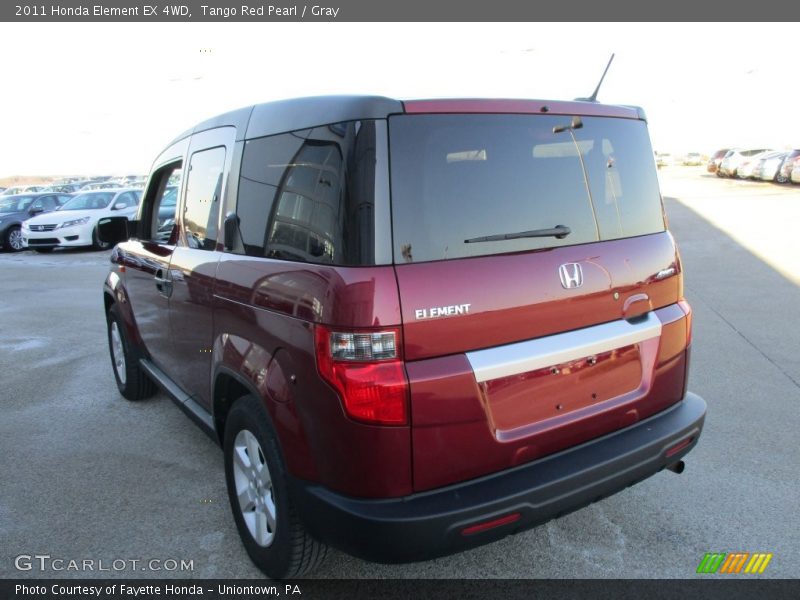 Tango Red Pearl / Gray 2011 Honda Element EX 4WD