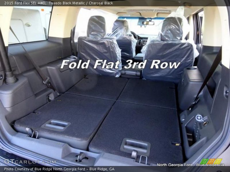 Tuxedo Black Metallic / Charcoal Black 2015 Ford Flex SEL AWD