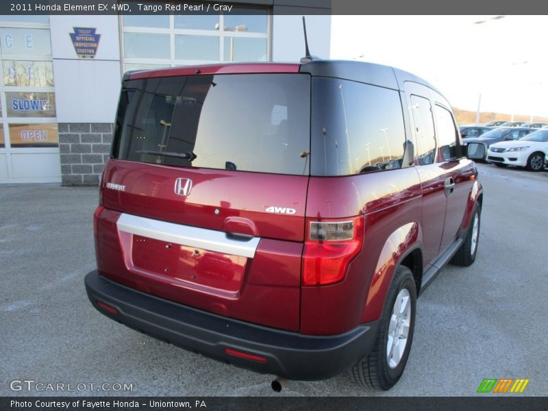 Tango Red Pearl / Gray 2011 Honda Element EX 4WD