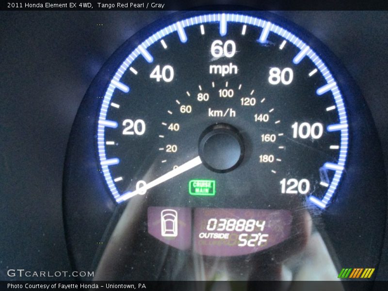 Tango Red Pearl / Gray 2011 Honda Element EX 4WD