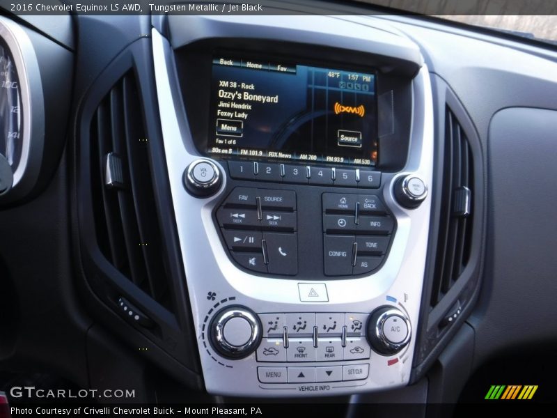 Tungsten Metallic / Jet Black 2016 Chevrolet Equinox LS AWD