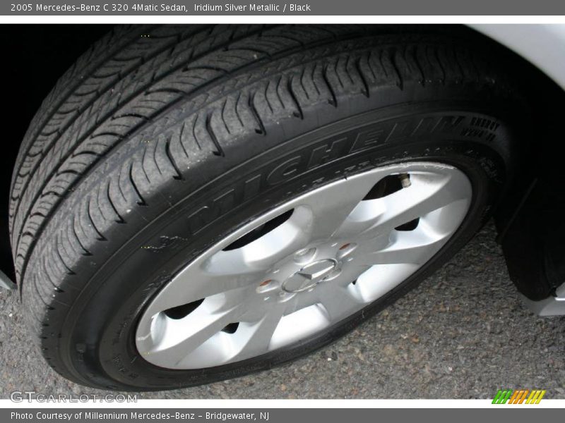 Iridium Silver Metallic / Black 2005 Mercedes-Benz C 320 4Matic Sedan