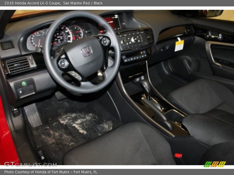 San Marino Red / Black 2016 Honda Accord LX-S Coupe