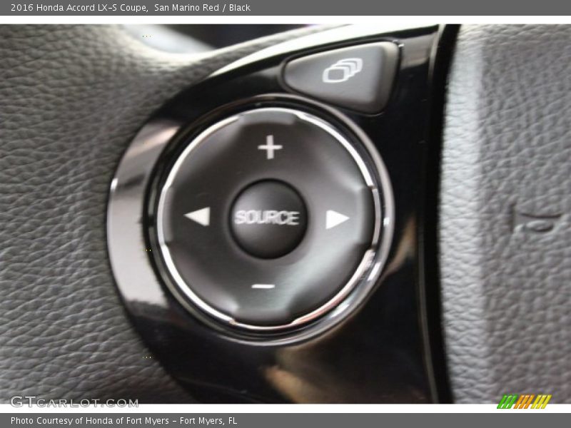 San Marino Red / Black 2016 Honda Accord LX-S Coupe