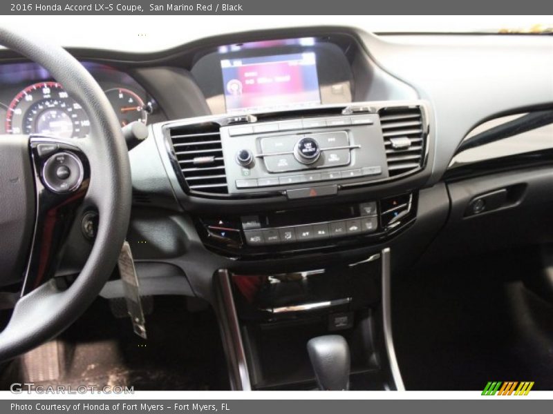 San Marino Red / Black 2016 Honda Accord LX-S Coupe