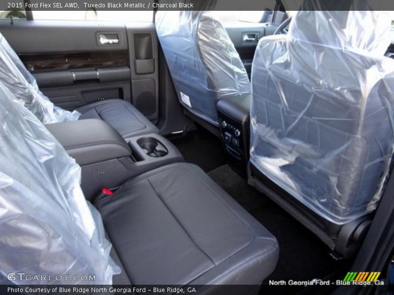 Tuxedo Black Metallic / Charcoal Black 2015 Ford Flex SEL AWD