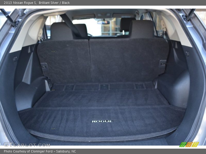 Brilliant Silver / Black 2013 Nissan Rogue S