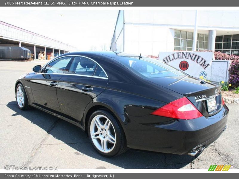 Black / AMG Charcoal Nappa Leather 2006 Mercedes-Benz CLS 55 AMG