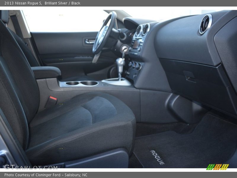 Brilliant Silver / Black 2013 Nissan Rogue S