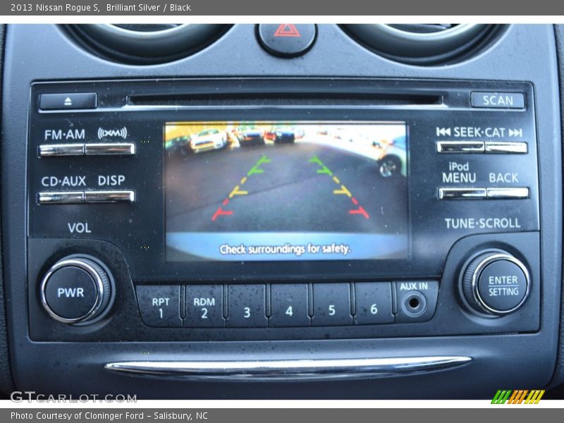 Brilliant Silver / Black 2013 Nissan Rogue S