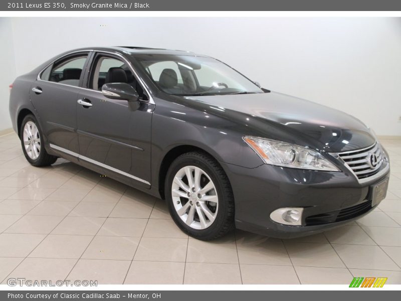 Smoky Granite Mica / Black 2011 Lexus ES 350