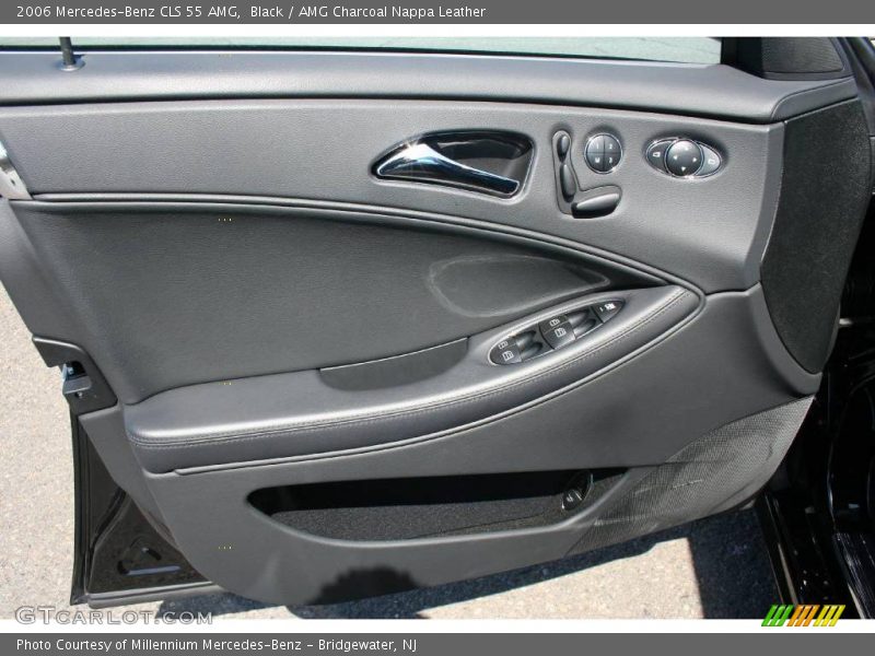 Black / AMG Charcoal Nappa Leather 2006 Mercedes-Benz CLS 55 AMG