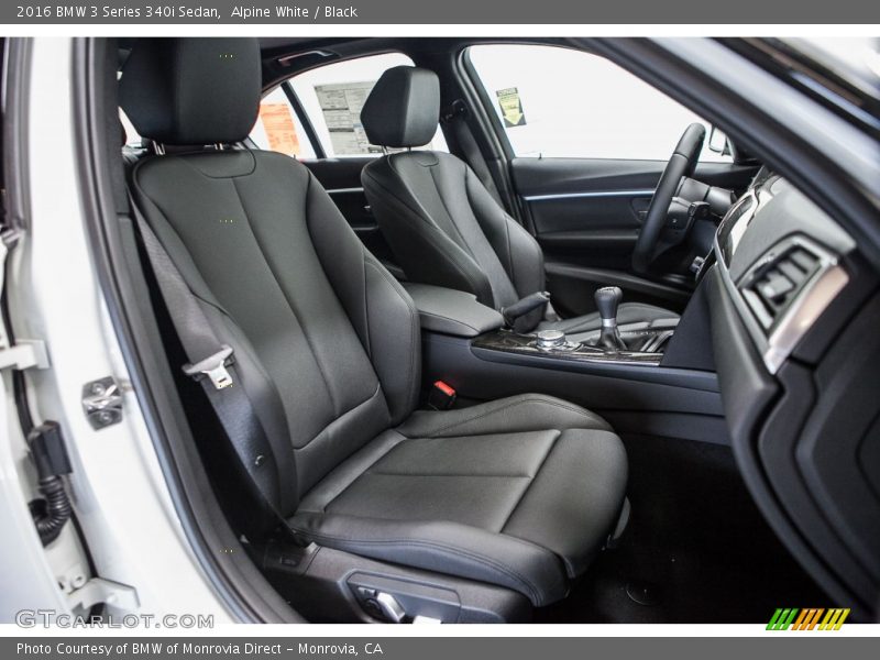 Front Seat of 2016 3 Series 340i Sedan