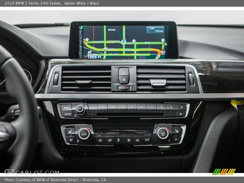 Alpine White / Black 2016 BMW 3 Series 340i Sedan