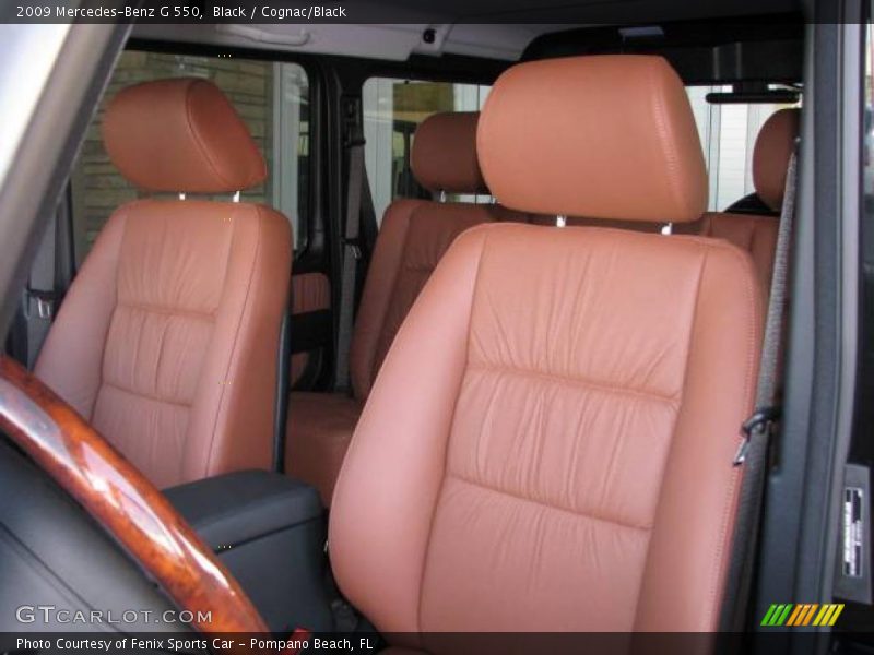 Black / Cognac/Black 2009 Mercedes-Benz G 550