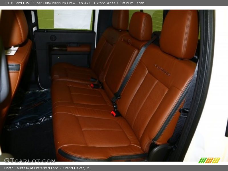 Oxford White / Platinum Pecan 2016 Ford F350 Super Duty Platinum Crew Cab 4x4