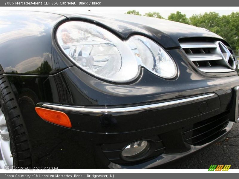 Black / Black 2006 Mercedes-Benz CLK 350 Cabriolet