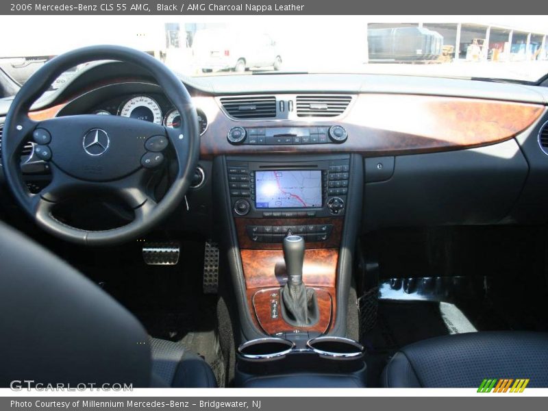 Black / AMG Charcoal Nappa Leather 2006 Mercedes-Benz CLS 55 AMG