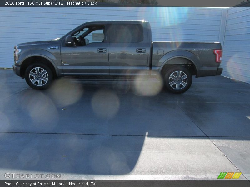 Magnetic / Black 2016 Ford F150 XLT SuperCrew