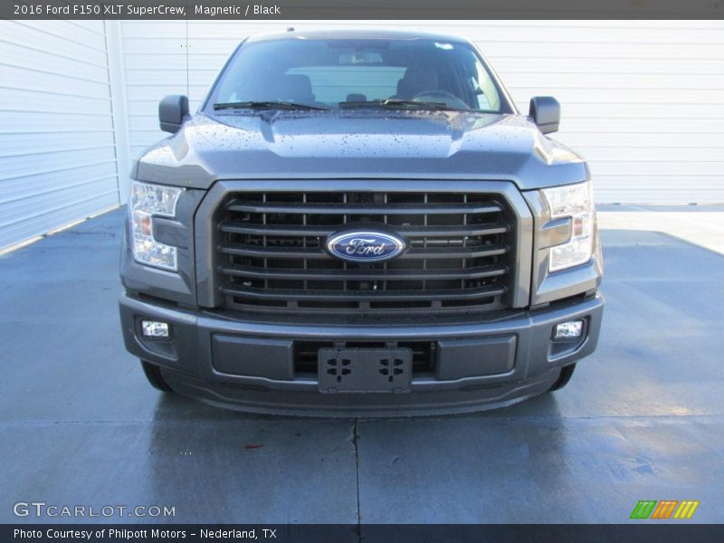 Magnetic / Black 2016 Ford F150 XLT SuperCrew