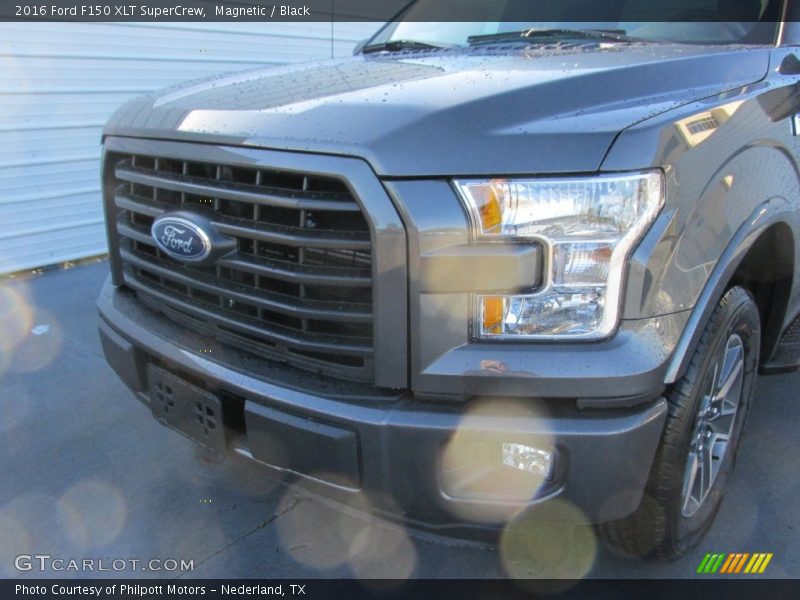 Magnetic / Black 2016 Ford F150 XLT SuperCrew