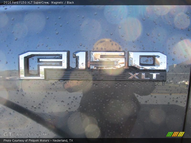 Magnetic / Black 2016 Ford F150 XLT SuperCrew