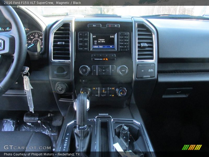 Magnetic / Black 2016 Ford F150 XLT SuperCrew
