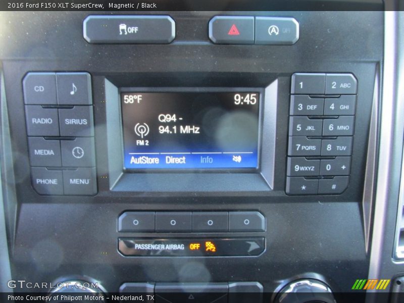 Magnetic / Black 2016 Ford F150 XLT SuperCrew