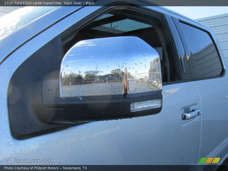 Ingot Silver / Black 2016 Ford F150 Lariat SuperCrew