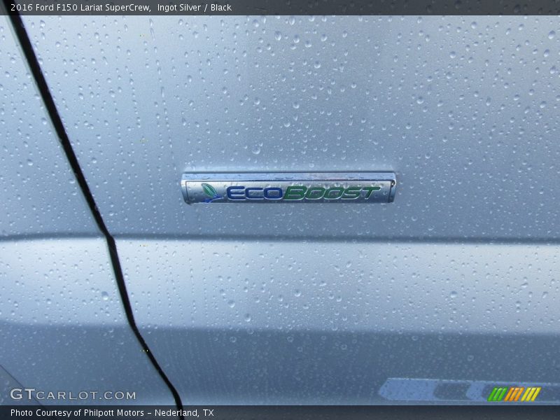 Ingot Silver / Black 2016 Ford F150 Lariat SuperCrew