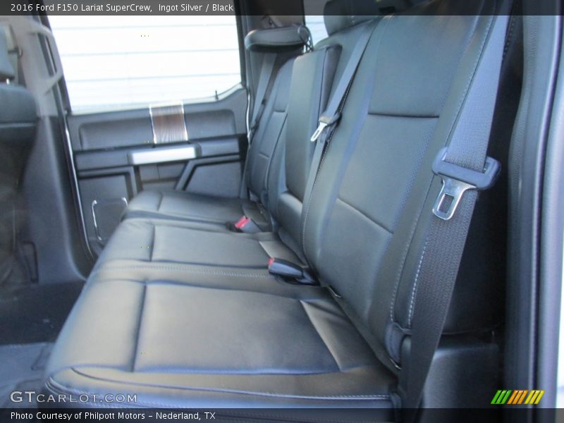 Ingot Silver / Black 2016 Ford F150 Lariat SuperCrew