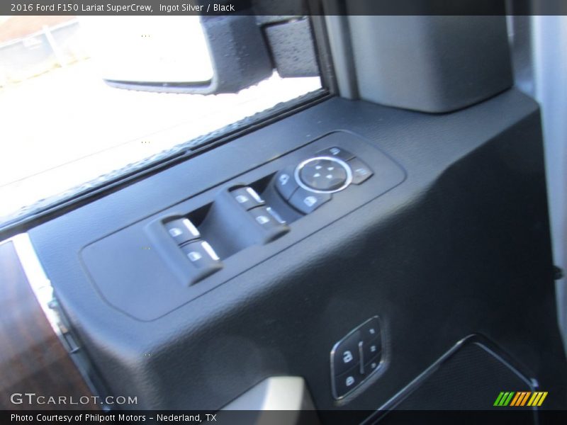 Ingot Silver / Black 2016 Ford F150 Lariat SuperCrew