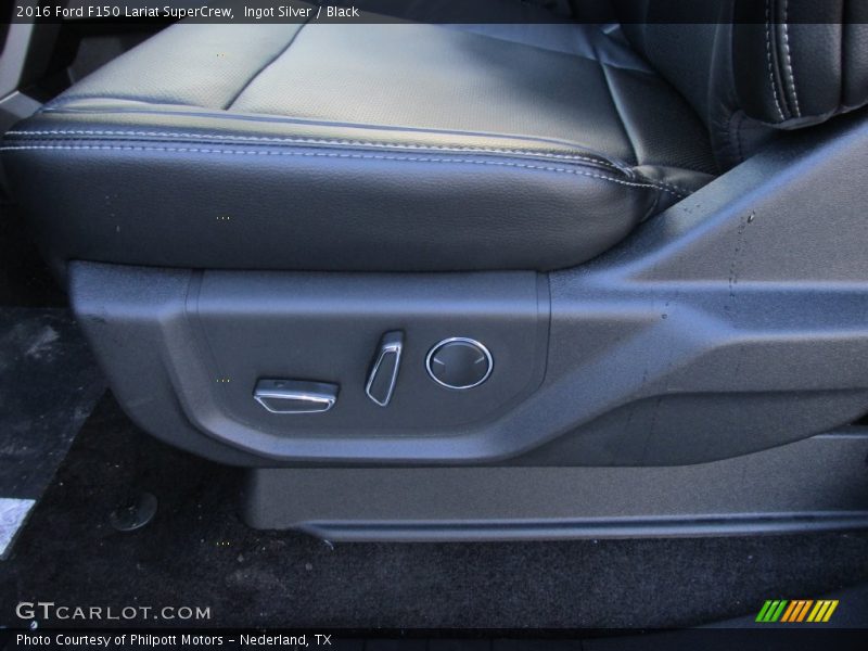 Ingot Silver / Black 2016 Ford F150 Lariat SuperCrew